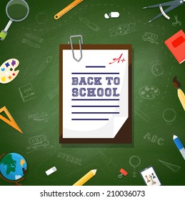 Welcome back to school background.