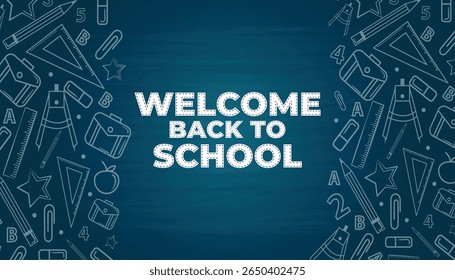 Welcome back to school background
