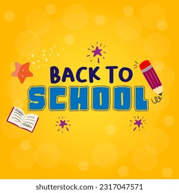 Welcome back to school. back to school background. kids back to school. school stationery.