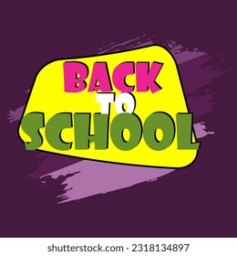 Welcome back to school. back to school background. kids or student back to school. school stationery.