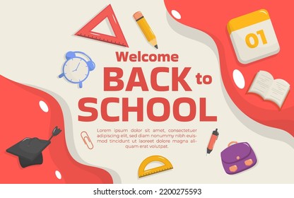 Bienvenido de vuelta a la pancarta escolar
