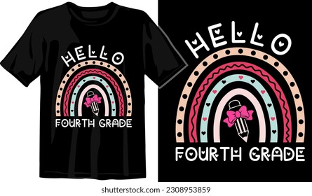 welcome back to school beautiful children typography t shirt design - back to school t shirt ready for print pro Vector
