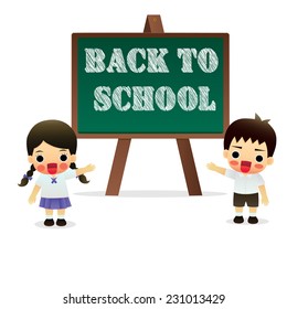 Welcome back to school character design