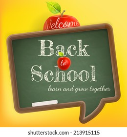 Welcome back to school. EPS 10 vector file included