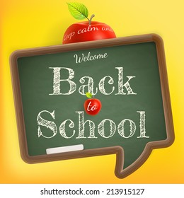 Welcome back to school. EPS 10 vector file included
