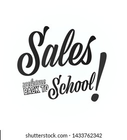 Welcome back to school graphic background
