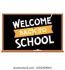 
Welcome back to school logos isolated stationery