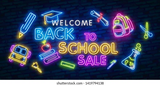 22,895 Neon school Images, Stock Photos & Vectors | Shutterstock