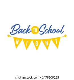 Welcome Back To School, Back To School Night, School Administration, School Classroom, Classroom Decoration, Vector Text Illustration Background