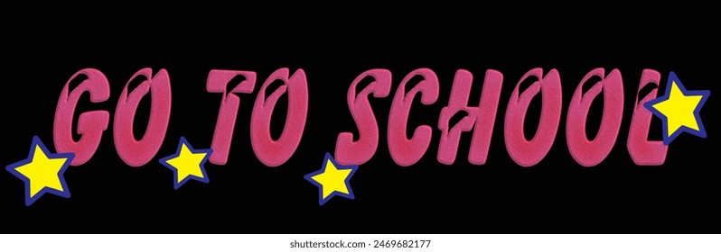 Welcome back to school sale vector hand drawn lettering inscription with decorative elements isolated on black background.