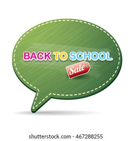 welcome back to school sale vector sticker background. vector school sale label or icon. day of knowledge sale