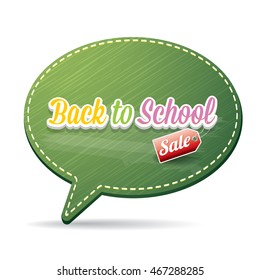 welcome back to school sale vector sticker background. vector school sale label or icon. day of knowledge sale