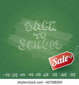 welcome back to school sale vector sticker background. vector school sale label or icon. day of knowledge sale