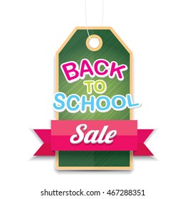 welcome back to school sale vector sticker background. vector school sale label or icon. day of knowledge sale