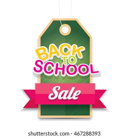 welcome back to school sale vector sticker background. vector school sale label or icon. day of knowledge sale