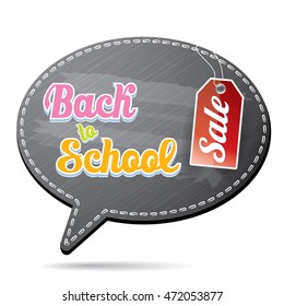 welcome back to school sale vector sticker background. vector school sale label or icon. day of knowledge sale