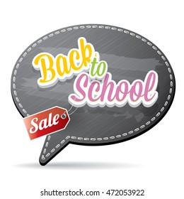 welcome back to school sale vector sticker background. vector school sale label or icon. day of knowledge sale