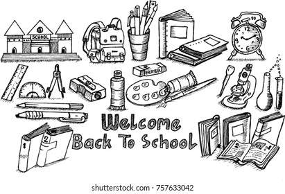 welcome back to school, sketch