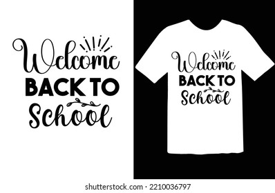 Welcome Back to School svg design