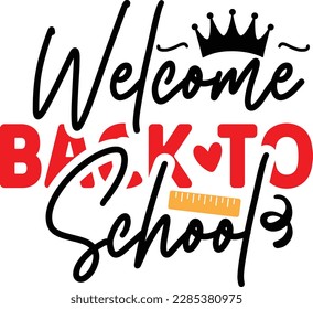 Welcome back to school svg ,Teacher svg Design, Back to school svg design