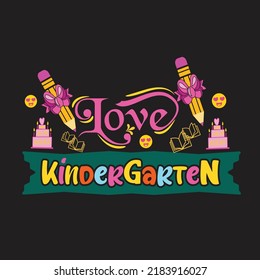 Welcome back to School t shirt design with School  elements or Hand drawn back to School typography design