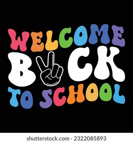 Welcome back to school t shirt design