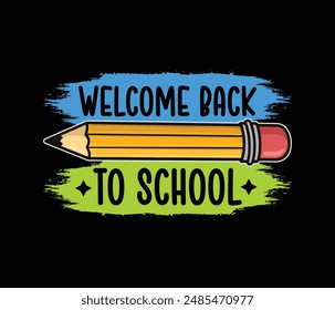 welcome back to school t shirt design