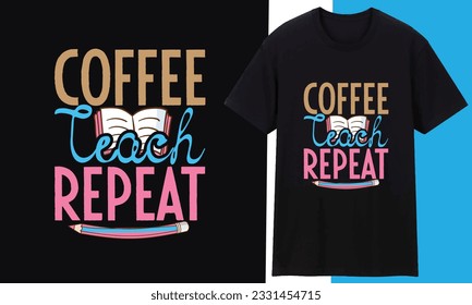 Welcome Back to School, Teacher Rainbow T-Shirt, This welcome back to school tee is fun and colorful with bold colorful writing and an illustration of a book , Black White Design For Your POD Business
