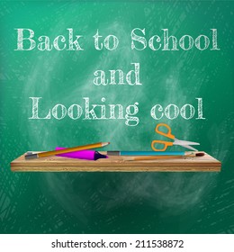 Welcome back to school template design. plus EPS10 vector file