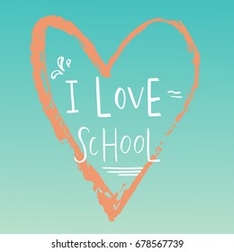 Welcome Back to School template for flyer, magazines, posters, book cover, banner. Vector background with hand drawn lettering. 