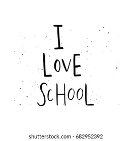 Welcome Back to School template for flyer, magazines, posters, book cover, banner. Vector background with hand drawn lettering. 