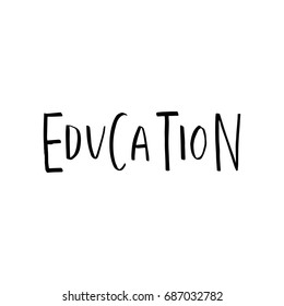 Welcome Back to School template for flyer, magazines, posters, book cover, banner. Vector background with hand drawn lettering. 
