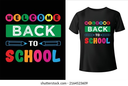 Welcome Back to School T-shirt Design