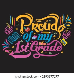 Welcome back to School T-shirt Design with custom vector