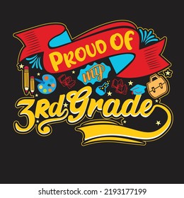 Welcome back to School T-shirt Design with custom vector