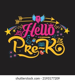Welcome back to School T-shirt Design with custom vector