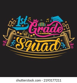 Welcome back to School T-shirt Design with custom vector