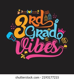 Welcome back to School T-shirt Design with custom vector