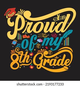 Welcome back to School T-shirt Design with custom vector