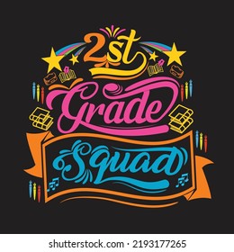 Welcome back to School T-shirt Design with custom vector