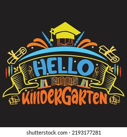 Welcome back to School T-shirt Design with custom vector