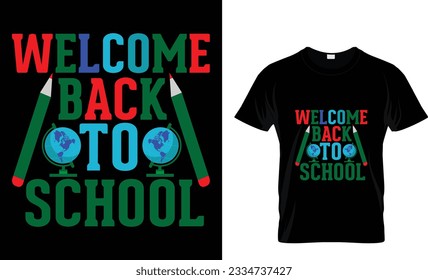 welcome back to school t-shirt design