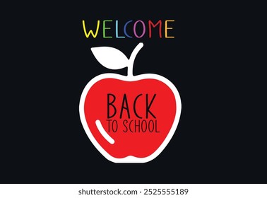 welcome back to school tshirt design 