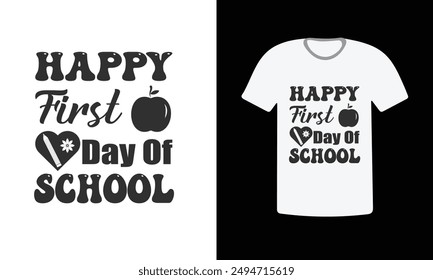 Welcome back to school, Back To School Typography T-Shirt Design, New vector t-shirt designs, illustration t-shirt design, Schoolbag Line Icon, Back to School Concept Vector 
Design