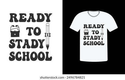 Welcome back to school, Back To School Typography T-Shirt Design, illustration t-shirt design, Back to School Concept Vector Design, 
Vector illustration, Preparing for a Successful Academic Return