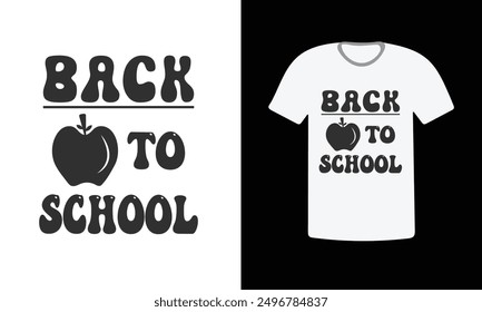 Welcome back to school, Back To School Typography T-Shirt Design, illustration t-shirt design, Back to School Concept Vector Design, 
Vector illustration, Preparing for a Successful Academic Return
