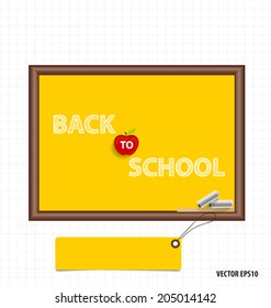 Willkommen zurück zur Schule, Vektorgrafik.