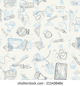 Welcome Back To School. Vector illustration. Eps 10