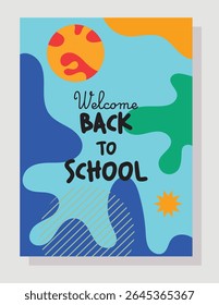 Welcome Back To School Vector Illustration
