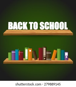 Welcome back to school, vector illustration.